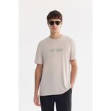 AVVA Erkek Açık Gri Bisiklet Yaka Modal Karışımlı Soft Touch Regular Fit T-Shirt A61Y1139 - XS
