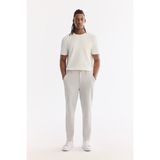 AVVA Erkek Açık Gri Klasik Bel Pamuklu Elastan Relaxed Fit Chino Pantolon A61Y3013 - 31