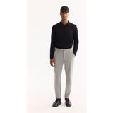 AVVA Erkek Açık Gri Yanı Lastikli Kolay Ütülenen Slim Fit Pantolon A52Y3040 - 31