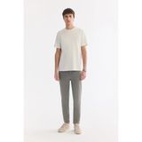 AVVA Erkek Açık Haki Klasik Bel Eskitme Yıkamalı Pamuklu Berlin Slim Fit Jean Pantolon B003524 - 36
