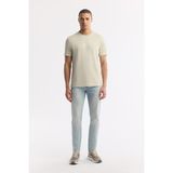 AVVA Erkek Açık Mavi Klasik Bel Pamuklu Eskitme Yıkamalı Berlin Slim Fit Jean Pantolon A51Y3525 - 31