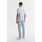 Avva Erkek Açık Mavi Regular Fit Polo Yaka Basic Rayon Triko T-shirt A51Y5035 - XL