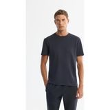 Avva Erkek Antrasit Bisiklet Yaka Baskılı Elastan Regular Fit T-Shirt A42Y1017 - XS