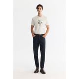 AVVA Erkek Antrasit Klasik Bel Eskitme Yıkamalı Elastan Berlin Slim Fit Jean Pantolon A42Y3531