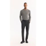 AVVA Erkek Antrasit Yanı Lastikli Viskon Karışımlı Slim Fit Chino Pantolon A52Y3053 - 34