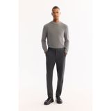 Avva Erkek Antrasit Yanı Lastikli Viskon Karışımlı Slim Fit Chino Pantolon A52Y3053
