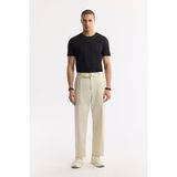 AVVA Erkek Bej Klasik Bel Pamuklu Baggy Fit Pantolon A51Y3027 - 34