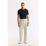 AVVA Erkek Bej Klasik Bel Pamuklu Baggy Fit Pantolon A51Y3027 - 36