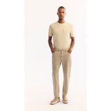 Avva Erkek Bej Klasik Bel Pamuklu Parça Boya Yıkamalı Roma Crop Slim Fit Jean Pantolon A52Y3552 - 32