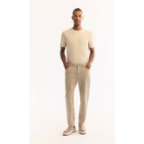 Avva Erkek Bej Klasik Bel Pamuklu Parça Boya Yıkamalı Roma Crop Slim Fit Jean Pantolon A52Y3552 - 36