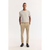AVVA Erkek Bej Klasik Bel Soft Touch Chino Slim Fit Pantolon A52Y3019 - 31
