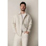 Avva Erkek Bej Klasik Yaka Süet Dokulu Mevsimlik Comfort Fit Mont A61Y6003 - 2XL