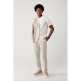 Avva Erkek Bej Relaxed Fit Yandan Cepli Esnek Kumaşlı Gofreli Pamuklu Lightweight Pantolon A41y3202