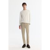 Avva Erkek Bej Yandan Cepli Dokulu Bi-Stretch Slim Fit Pantolon A42Y3211 - 36 - Bej - Bej