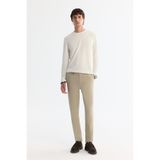 Avva Erkek Bej Yandan Cepli Dokulu Bi-Stretch Slim Fit Pantolon A42Y3211