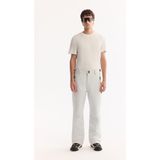 Avva Erkek Beyaz Beli Çıtçıtlı Su Itici Rüzgar Geçirmez Comfort Fit Kayak Pantolonu A52Y3125 - XL