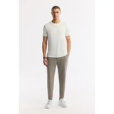 Avva Erkek Beyaz Bisiklet Yaka Bi-Stretch Soft Touch Basic Regular Fit T-Shirt B001031 - M