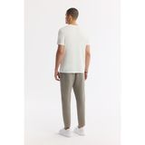 Avva Erkek Beyaz Bisiklet Yaka Bi-Stretch Soft Touch Basic Regular Fit T-Shirt B001031 - XS