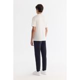 Avva Erkek Beyaz Bisiklet Yaka Soft Touch Basic Regular Fit T-Shirt B001171 - XL