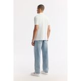 Avva Erkek Beyaz Kıvrılmaz Polo Yaka %100 Pamuk Basic Regular Fit T-Shirt B001032 - XXL