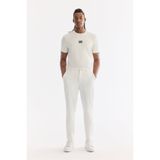 Avva Erkek Beyaz Klasik Bel Pamuklu Elastan Relaxed Fit Chino Pantolon A61Y3013