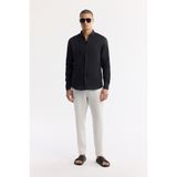 AVVA Erkek Beyaz Relaxed Fit Beli Lastikli %100 Keten Pantolon B003032 - 34