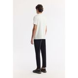 Avva Erkek Ekru Bisiklet Yaka Baskılı Bi-Stretch İnterlok Regular Fit T-Shirt A51Y1001