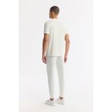 Avva Erkek Ekru Bisiklet Yaka Baskılı Soft Touch Regular Fit T-Shirt A51Y1138 - XL