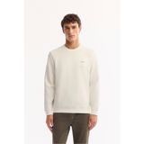 Avva Erkek Ekru Bisiklet Yaka Pamuklu Bi-Stretch Baskılı Regular Fit Sweatshirt A52Y1261