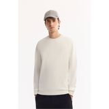 Avva Erkek Ekru Bisiklet Yaka Pamuklu Bi-Stretch Regular Fit Sweatshirt A52Y1271