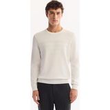 Avva Erkek Ekru Bisiklet Yaka Rayon Tüylenmeyen Dokulu Triko Regular Fit Kazak A52Y5015 - 2XL