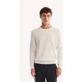 Avva Erkek Ekru Bisiklet Yaka Rayon Tüylenmeyen Dokulu Triko Regular Fit Kazak A52Y5015 - XL