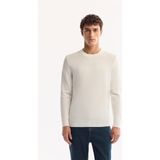 Avva Erkek Ekru Bisiklet Yaka Rayon Tüylenmeyen Dokulu Triko Regular Fit Kazak A52Y5018 - XS