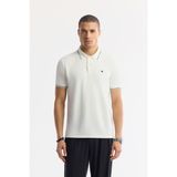 Avva Erkek Ekru Polo Yaka Bi-Stretch Regular Fit T-Shirt A51Y1000 - 3XL