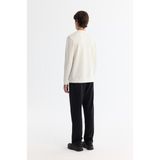 Avva Erkek Ekru Regular Fit Bisiklet Yaka Pamuklu Baskılı Elastan Sweatshirt A42Y1286