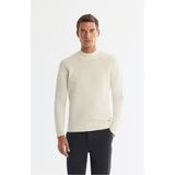 Avva Erkek Ekru Yarım Balıkçı Yaka Soft Touch Triko Regular Fit Kazak A42Y5023 - 2XL