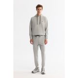 AVVA Erkek Gri Beli Lastikli Bağcıklı Bi-Stretch Regular Fit Eşofman Altı B003400 - 3XL