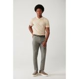 AVVA Erkek Gri Klasik Bel Eskitme Yıkamalı Pamuklu Berlin Slim Fit Jean Pantolon B003524 - 32