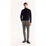Avva Erkek Gri Klasik Bel Pamuklu Eskitme Yıkamalı Madrid Comfort Slim Fit Jean Pantolon A52Y3516 - 30