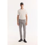 Avva Erkek Gri Klasik Bel Parça Boya Pamuklu Yıkamalı Berlin Slim Fit Jean Pantolon A52Y3509 - 33