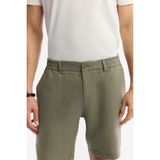 Avva Erkek Haki Beli Lastikli %100 Keten Relaxed Fit Şort B003732 - 31