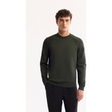 Avva Erkek Haki Bisiklet Yaka Dokulu Triko Regular Fit Kazak A52Y5083 - XS