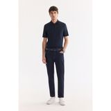 AVVA Erkek İndigo Klasik Bel Eskitme Yıkamalı Elastan Madrid Comfort Slim Fit Jean Pantolon A61Y3509 - 32