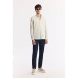 AVVA Erkek İndigo Klasik Bel Pamuklu Eskitme Yıkmalı Berlin Slim Fit Jean Pantolon A51Y3530