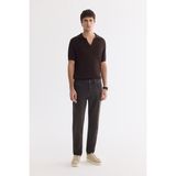 AVVA Erkek Kahverengi Eskitme Yıkamalı Pamuklu Elastan Madrid Comfort Slim Fit Jean Pantolon A61Y3511 - 30