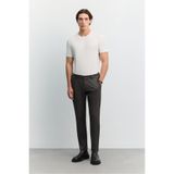 Avva Erkek Kahverengi Klasik Bel Yanı Lastikli Soft Touch Relaxed Fit Pantolon A62Y3068