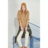Avva Erkek Kamel Yarım Balıkçı Yaka Tüylenmeyen Triko Regular Fit Kazak E005001 - S - Camel