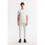 Avva Erkek Kırık Beyaz Klasik Bel Soft Touch Pamuklu Slim Fit Pantolon B003038
