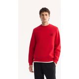 Avva Erkek Kırmızı Bisiklet Yaka Pamuklu Bi-Stretch Basic Regular Fit Sweatshirt A52Y1328 - 2XL