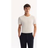 AVVA Erkek Koyu Lacivert Yanı Lastikli Kolay Ütülenen Slim Fit Pantolon A52Y3040 - 34
